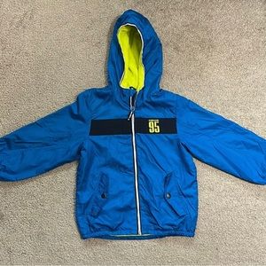 OshKosh B’gosh Hooded Fleece Lined Jacket, Blue, Size M (5/6 Kids)